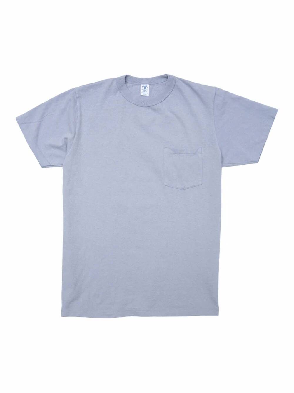 NEW VELVA SHEEN men's pigment dyed crew pocket tee in fuji